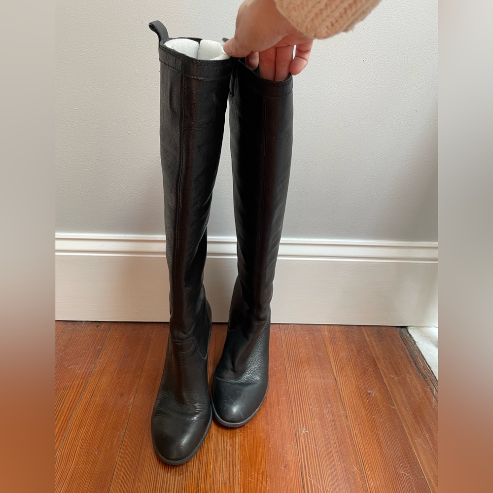 Vince Camuto Knee High Black Boots